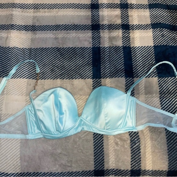 Savage Fenty Light Teal Blue Bra LIKE NEW! - Picture 3 of 5